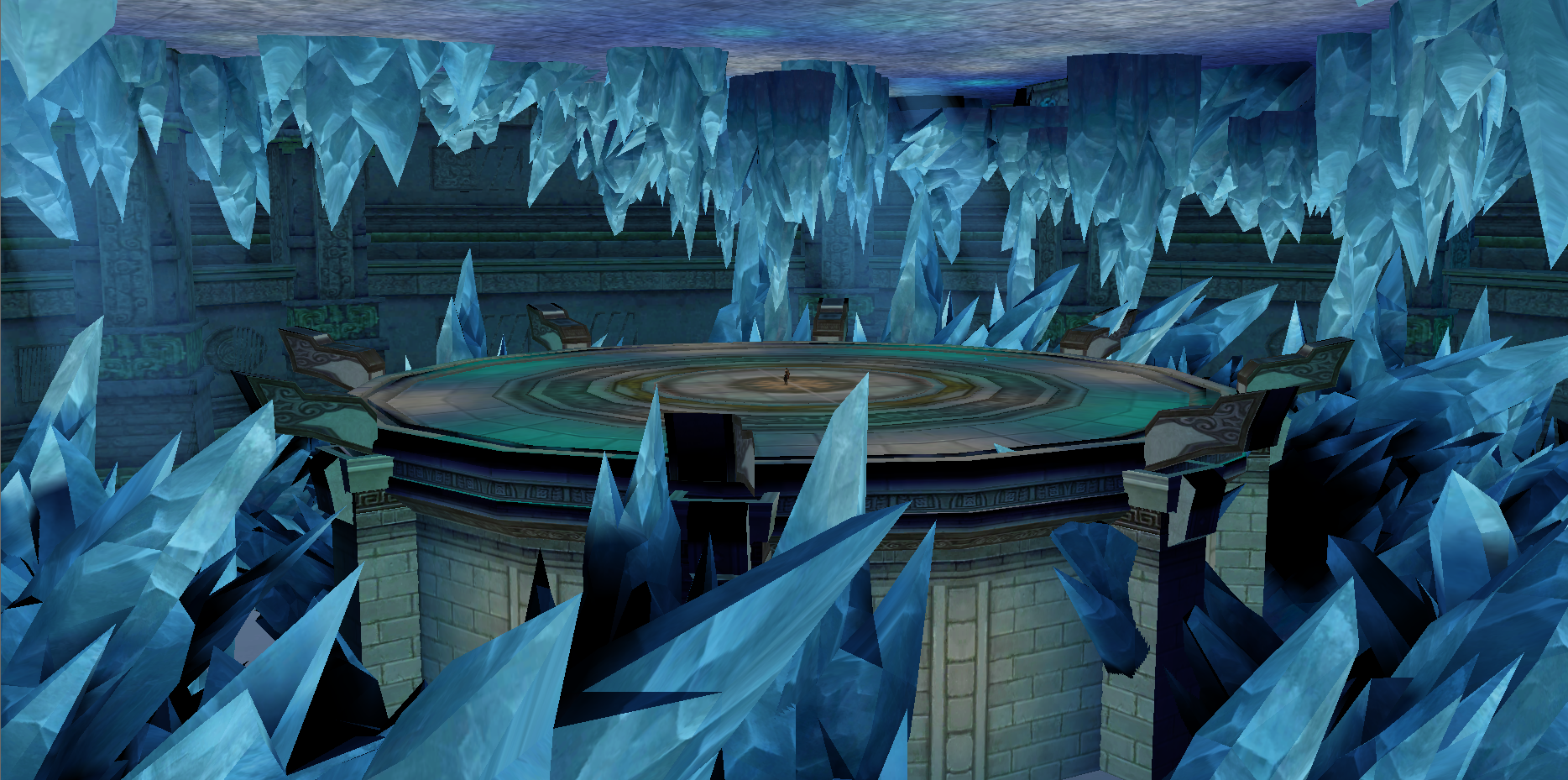 Icy room