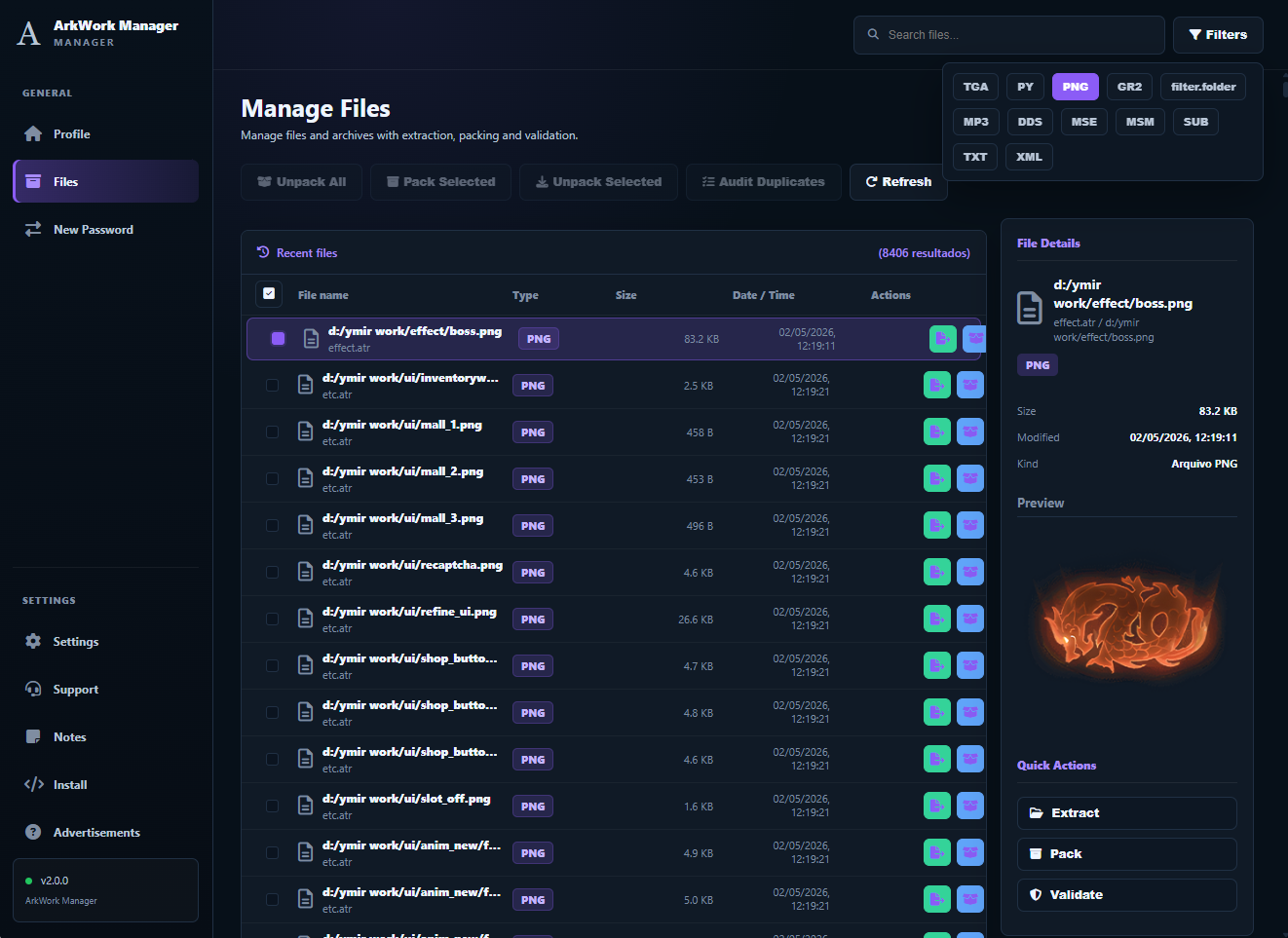 ArkWork-Manager v2.0.0